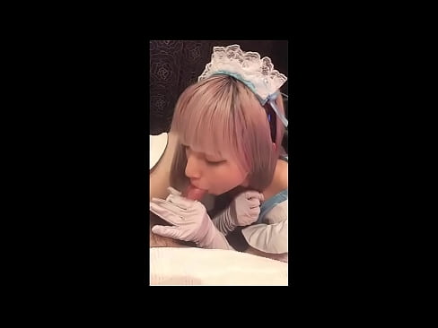 ❤️ Japanese Idol [mayuka], franskur vinnukonubúningur, 1. hluti, blástur og hristur af sér með húðkrem ❌ Frábært klám á is.hentai-menu.ru ☑